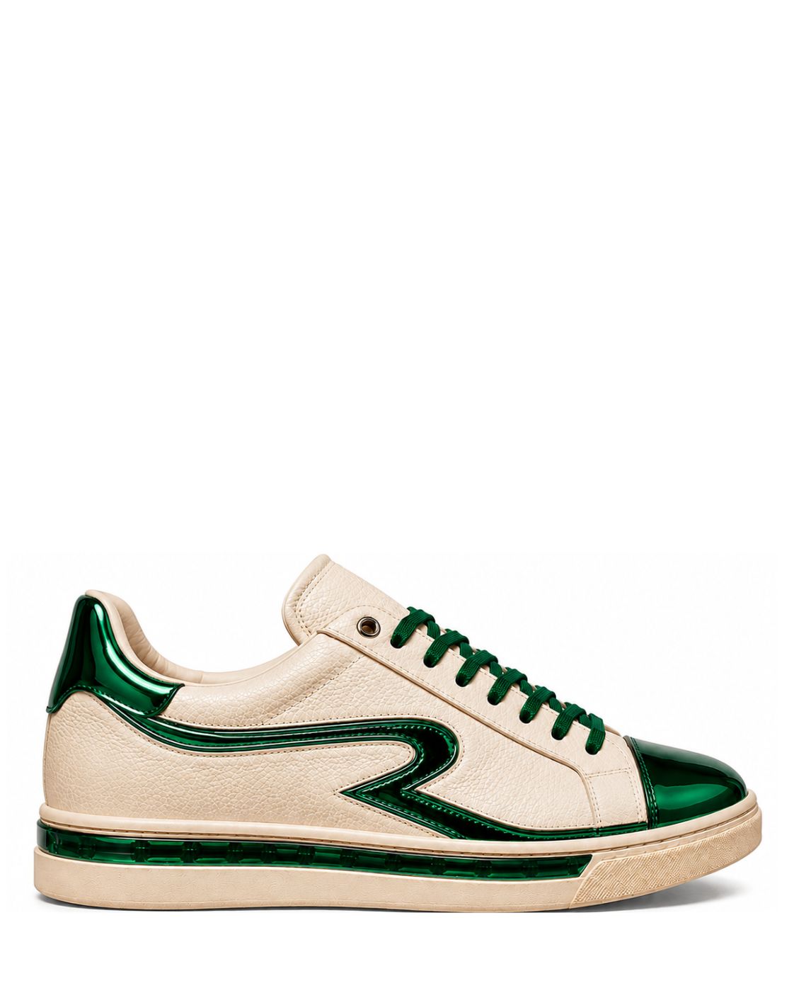 The Sneaker — White Emerald